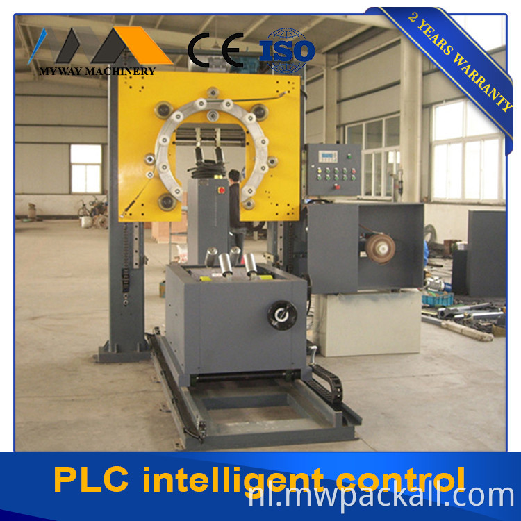PLC-gestuurde PVC-buisrekverpakkingsmachine Automatische plastic wikkelmachine